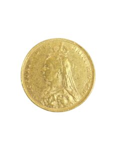 1891 Queen Victoria Jubilee Head Full Sovereign Gold Coin | Biggold