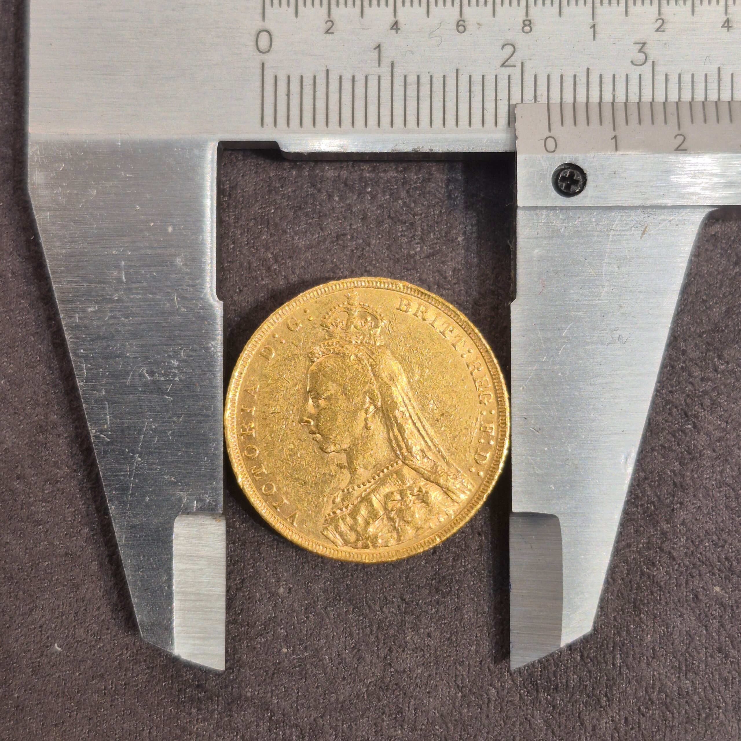 1891 Queen Victoria Jubilee Head Full Sovereign Gold Coin | Biggold - Image 4