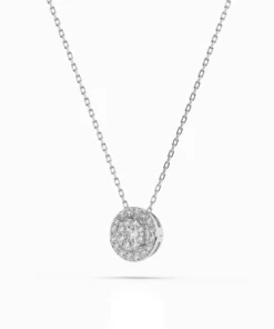 Alternative view of Illusion Necklace (Round), 0.06 ct — 104-10002(2.5)