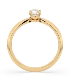Solitaire Ring (Round), 0.25 ct — 101-10089(4.0) - Image 5