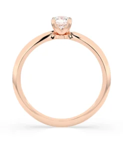 Solitaire Ring (Round), 0.25 ct — 101-10089(4.0) - Image 8