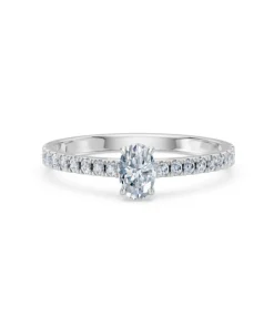 Solitaire Eternity Ring, 0.3 ct — 101-10191(0.30)OV - Image 3
