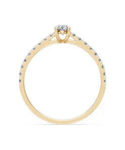 Solitaire Eternity Ring, 0.3 ct — 101-10191(0.30)OV - Image 5