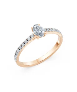 Solitaire Eternity Ring, 0.3 ct — 101-10191(0.30)OV - Image 7
