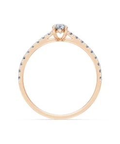 Solitaire Eternity Ring, 0.3 ct — 101-10191(0.30)OV - Image 8