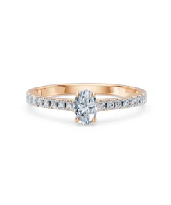 Solitaire Eternity Ring, 0.3 ct — 101-10191(0.30)OV - Image 9