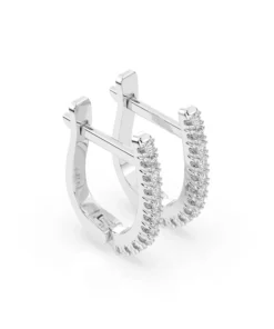 Alternative view of Eternity Earring (Round), 0.18 ct — 102-10076