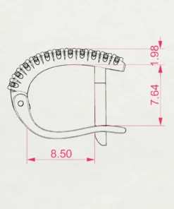 Eternity Earring (Round), 0.18 ct — 102-10076 - Image 11