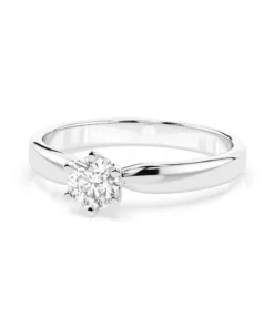 Solitaire Ring (Round), 0.3 ct — 101-10040(4.2) - Image 3