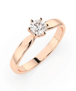 Solitaire Ring (Round), 0.3 ct — 101-10040(4.2) - Image 7