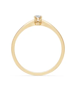 Solitaire Ring, 0.1 ct — 101-10116(3.0) - Image 5