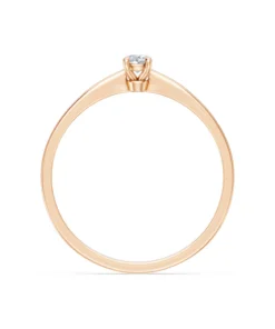 Solitaire Ring, 0.1 ct — 101-10116(3.0) - Image 8