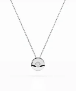 Solitaire Necklace (Round), 0.04 ct — 104-10015(2.2)