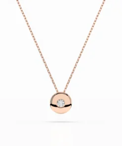 Solitaire Necklace (Round), 0.04 ct — 104-10015(2.2) - Image 7