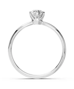 Alternative view of Solitaire Ring (Round), 0.4 ct — 101-10040(4.7)