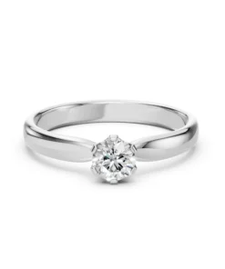 Solitaire Ring (Round), 0.4 ct — 101-10040(4.7) - Image 3