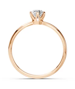 Solitaire Ring (Round), 0.4 ct — 101-10040(4.7) - Image 8