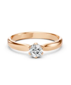 Solitaire Ring (Round), 0.4 ct — 101-10040(4.7) - Image 9