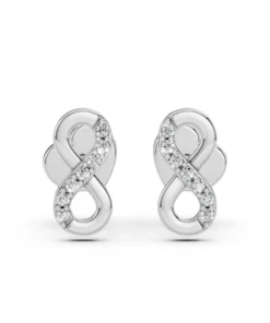 Minimalism Earring (Round), 0.09 ct — 102-10092
