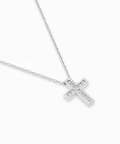 Minimalism Necklace (Round), 0.03 ct — 104-10008 - Image 3