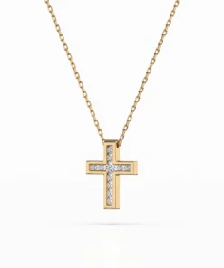 Minimalism Necklace (Round), 0.03 ct — 104-10008 - Image 5