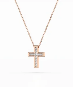 Minimalism Necklace (Round), 0.03 ct — 104-10008 - Image 8