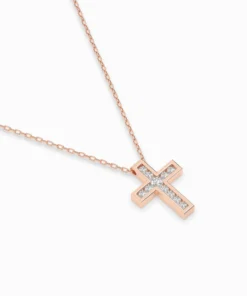 Minimalism Necklace (Round), 0.03 ct — 104-10008 - Image 9