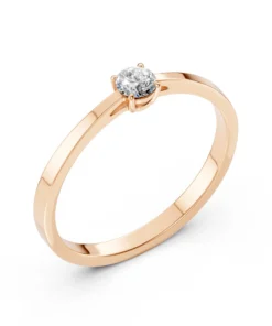 Solitaire Ring (Round), 0.15 ct — 101-10012/1(3.4) - Image 7