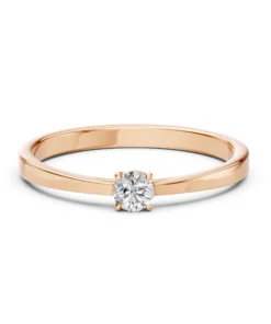 Solitaire Ring (Round), 0.15 ct — 101-10012/1(3.4) - Image 9