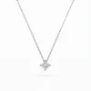 Solitaire Necklace (Princess), 0.1 ct — 104-10055(2.5)PR