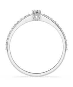 Alternative view of Solitaire Eternity Ring (Round), 0.1 ct — 101-10116/2(3.0)