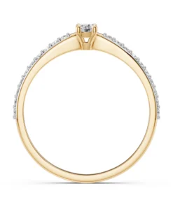 Solitaire Eternity Ring (Round), 0.1 ct — 101-10116/2(3.0) - Image 5