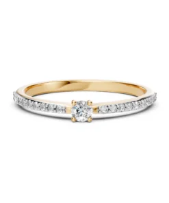 Solitaire Eternity Ring (Round), 0.1 ct — 101-10116/2(3.0) - Image 6