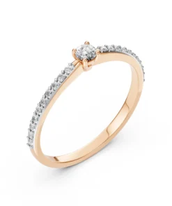 Solitaire Eternity Ring (Round), 0.1 ct — 101-10116/2(3.0) - Image 7