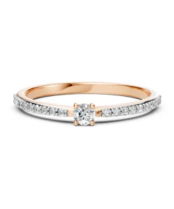 Solitaire Eternity Ring (Round), 0.1 ct — 101-10116/2(3.0) - Image 9