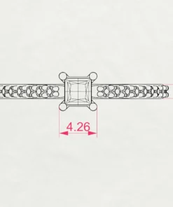 Solitaire Eternity Ring (Round), 0.1 ct — 101-10116/2(3.0) - Image 10