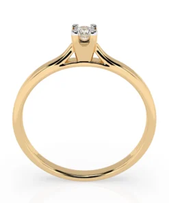 Solitaire Ring (Round), 0.06 ct — 101-10034(2.5) - Image 5