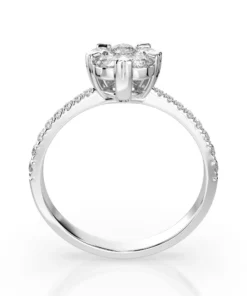 Alternative view of Illusion Ring (Round), 0.15 ct — 101-10015/4(3.4)