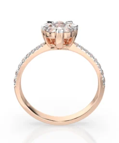 Illusion Ring (Round), 0.15 ct — 101-10015/4(3.4) - Image 8