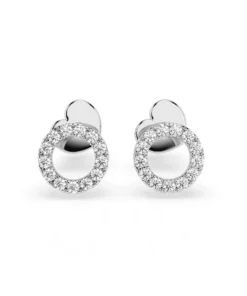 Minimalism Earring (Round), 0.16 ct — 102-10055