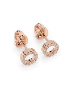 Minimalism Earring (Round), 0.16 ct — 102-10055 - Image 8