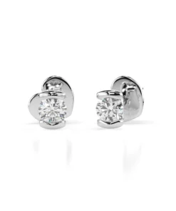 Solitaire Butterfly Earring (Round), 0.3 ct — 102-10016(3.4)