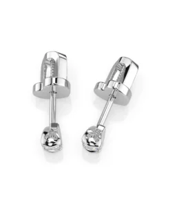 Alternative view of Solitaire Butterfly Earring (Round), 0.3 ct — 102-10016(3.4)
