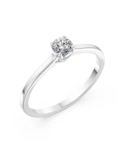 Solitaire Ring, 0.3 ct — 101-10103(4.2) - Image 5