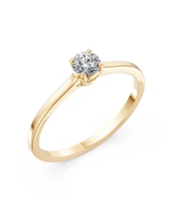 Solitaire Ring, 0.3 ct — 101-10103(4.2) - Image 8