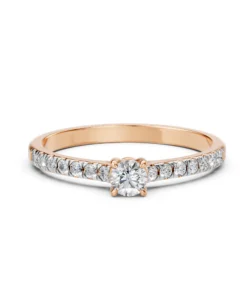 Solitaire Eternity Ring (Round), 0.2 ct — 101-10094(3.7) - Image 9