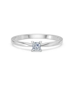 Solitaire Ring, 0.17 ct — 101-10116(3.0)PR - Image 3