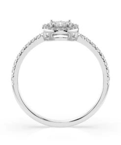 Alternative view of Illusion Ring (Round), 0.1 ct — 101-10018(3.0)