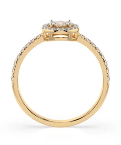 Illusion Ring (Round), 0.1 ct — 101-10018(3.0) - Image 5