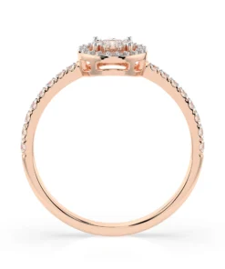 Illusion Ring (Round), 0.1 ct — 101-10018(3.0) - Image 8